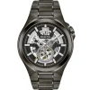 Bulova Classic 46mm Gunmetal Ion Plated Automatic Men's Watch