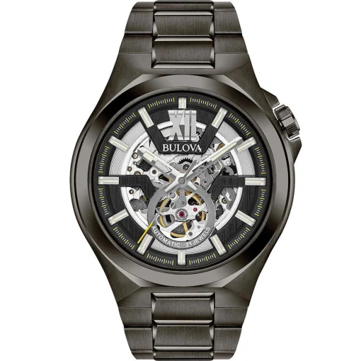 Bulova Classic 46mm Gunmetal Ion Plated Automatic Men's Watch