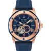 Bulova Marine Star 45mm Rose Gold Plated Automatic Men's Watch