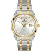 Bulova Surveyor 39mm Stainless Steel and Yellow Gold Tone Men’s Watch