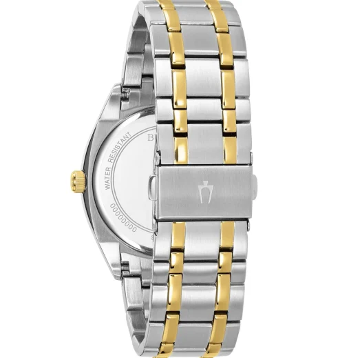 Bulova Surveyor 39mm Stainless Steel and Yellow Gold Tone Men’s Watch