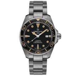 Certina DS Action Diver Powermatic 80 43mm Titanium Automatic Men’s Watch