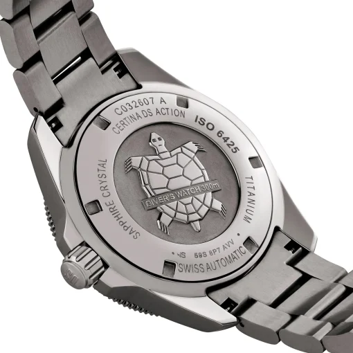 Certina DS Action Diver Powermatic 80 43mm Titanium Automatic Men’s Watch