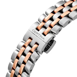 Certina DS Action 33.8mm Stainless Steel and Rose Gold Plated Diamond Ladies Watch