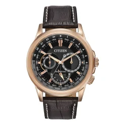 Citizen Calendrier 44mm Rose Gold Tone Chronograph Eco-Drive Men’s Watch