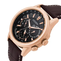 Citizen Calendrier 44mm Rose Gold Tone Chronograph Eco-Drive Men’s Watch