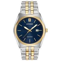 Citizen Eco-Drive Gold Tone and Stainless Steel Men's Watch
