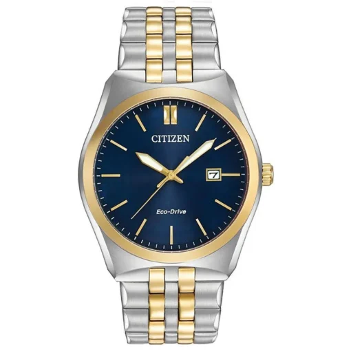 Citizen Eco-Drive Gold Tone and Stainless Steel Men's Watch