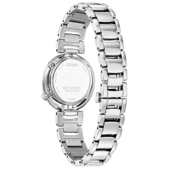 Citizen L Arcly 30mm Stainless Steel Diamond Mother of Pearl Eco-Drive Ladies Watch