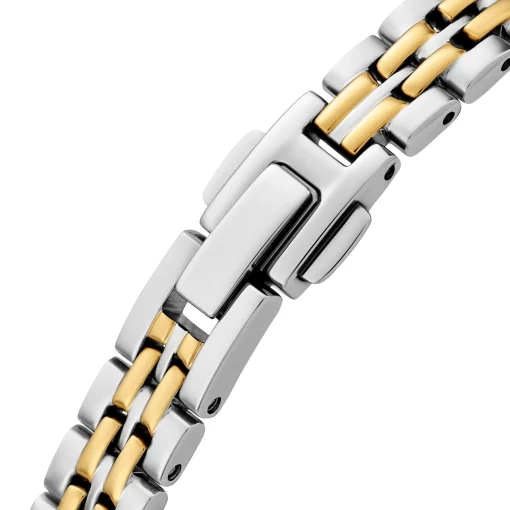 Citizen Silhouette 26mm Stainless Steel and Yellow Gold Tone Mother of Pearl Eco Drive Ladies Watch