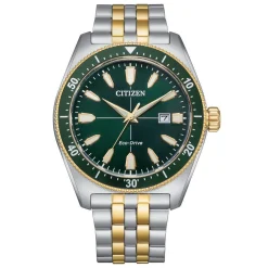 Citizen Sport 45mm Stainless Steel and Yellow Gold Tone Eco Drive Men’s Watch