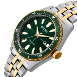 Citizen Sport 45mm Stainless Steel and Yellow Gold Tone Eco Drive Men’s Watch