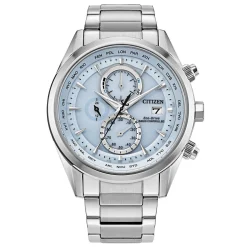 Citizen World Chronograph A.T 43mm Stainless Steel Eco Drive Men’s Watch