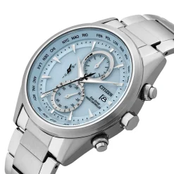 Citizen World Chronograph A.T 43mm Stainless Steel Eco Drive Men’s Watch