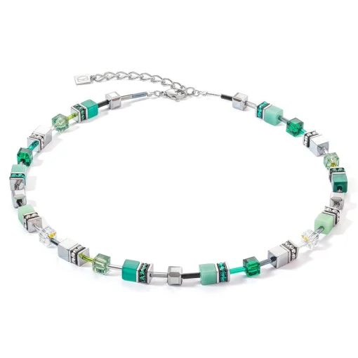Coeur De Lion GeoCUBE Crystal Necklace