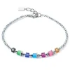 Coeur De Lion GeoCUBE Multicolour Anklet