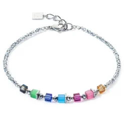 Coeur De Lion GeoCUBE Multicolour Anklet