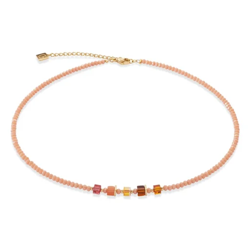 Coeur De Lion Joyful Colours Yellow Gold Tone Tiger’s Eye Necklace