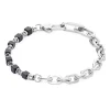 Coeur De Lion Stainless Steel Onyx Men’s Bracelet