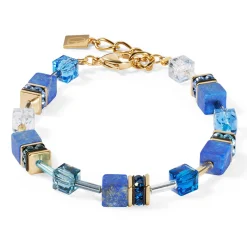 Coeur De Lion Yellow Gold Tone GeoCUBE Bracelet