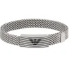Emporio Armani Eagle Stainless Steel Logo Bracelet