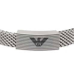 Emporio Armani Eagle Stainless Steel Logo Bracelet