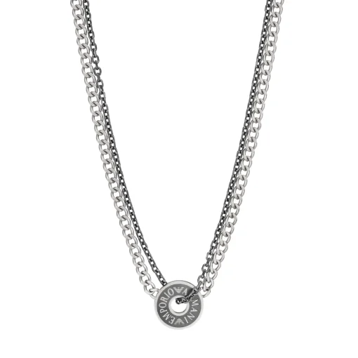 Emporio Armani Logo Essential Stainless Steel Men’s Necklace