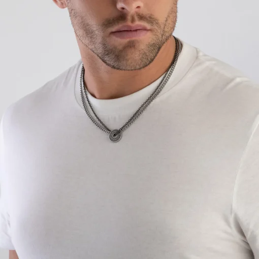Emporio Armani Logo Essential Stainless Steel Men’s Necklace
