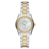 Emporio Armani 32mm Stainless Steel and Yellow Gold Tone Crystal Ladies Watch