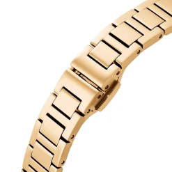 Emporio Armani 26mm Yellow Gold Tone Crystal Mother of Pearl Ladies Watch