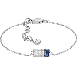 Emporio Armani Silver Cubic Zirconia Ladies Bracelet