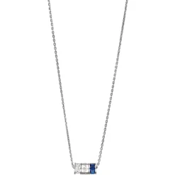 Emporio Armani Silver Cubic Zirconia Ladies Necklace