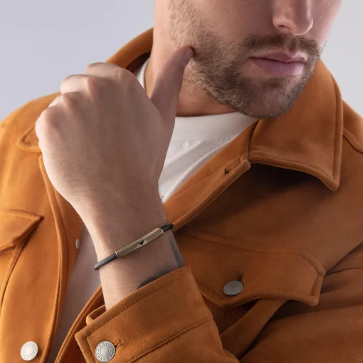 Emporio Armani Stainless Steel Black Bracelet