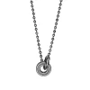Emporio Armani Stainless Steel Interlocking Necklace