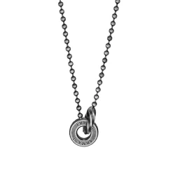 Emporio Armani Stainless Steel Interlocking Necklace