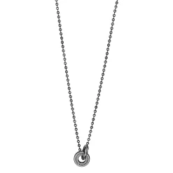 Emporio Armani Stainless Steel Interlocking Necklace