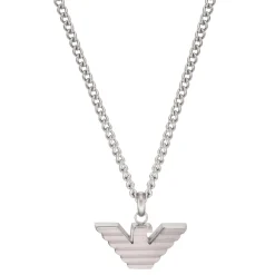Emporio Armani Stainless Steel Logo Men’s Necklace