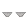 Emporio Armani Stainless Steel Eagle Logo Stud Earrings