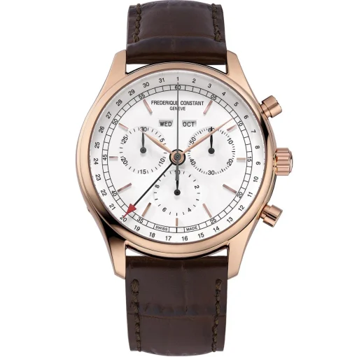 Frederique Constant Classics Chronograph Triple Calendar 40mm Rose Gold PVD Men’s Watch