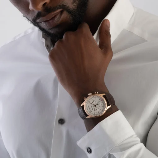 Frederique Constant Classics Chronograph Triple Calendar 40mm Rose Gold PVD Men’s Watch