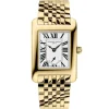 Frederique Constant Classics Carree Small Seconds 36mm Yellow Gold Plated Ladies Watch