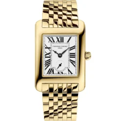 Frederique Constant Classics Carree Small Seconds 36mm Yellow Gold Plated Ladies Watch
