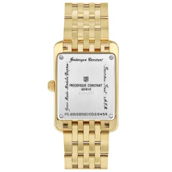 Frederique Constant Classics Carree Small Seconds 36mm Yellow Gold Plated Ladies Watch
