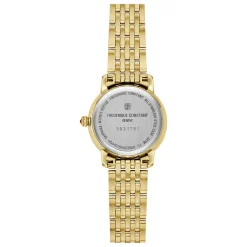 Frederique Constant Classics Slimline 30mm Yellow Gold PVD Diamond Ladies Watch