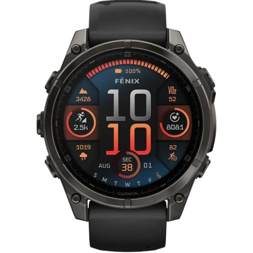 Garmin Fenix 8 AMOLED 47mm Titanium Multisport GPS Smartwatch