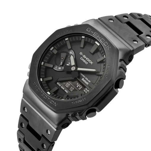 G-Shock Full Metal 2100 Series 48.6mm Stainless Steel Solar Powered Men's Watch