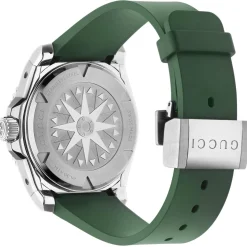 Gucci Dive 40mm Green Rubber Strap Automatic Men’s Watch