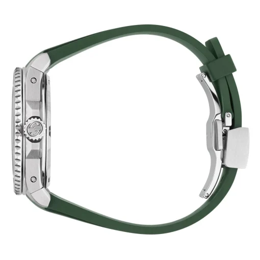 Gucci Dive 40mm Green Rubber Strap Automatic Men’s Watch