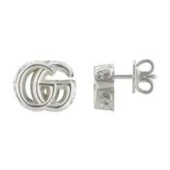 Gucci GG Marmont Silver Earrings