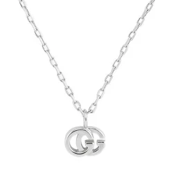 Gucci GG Running 18ct White Gold Pendant